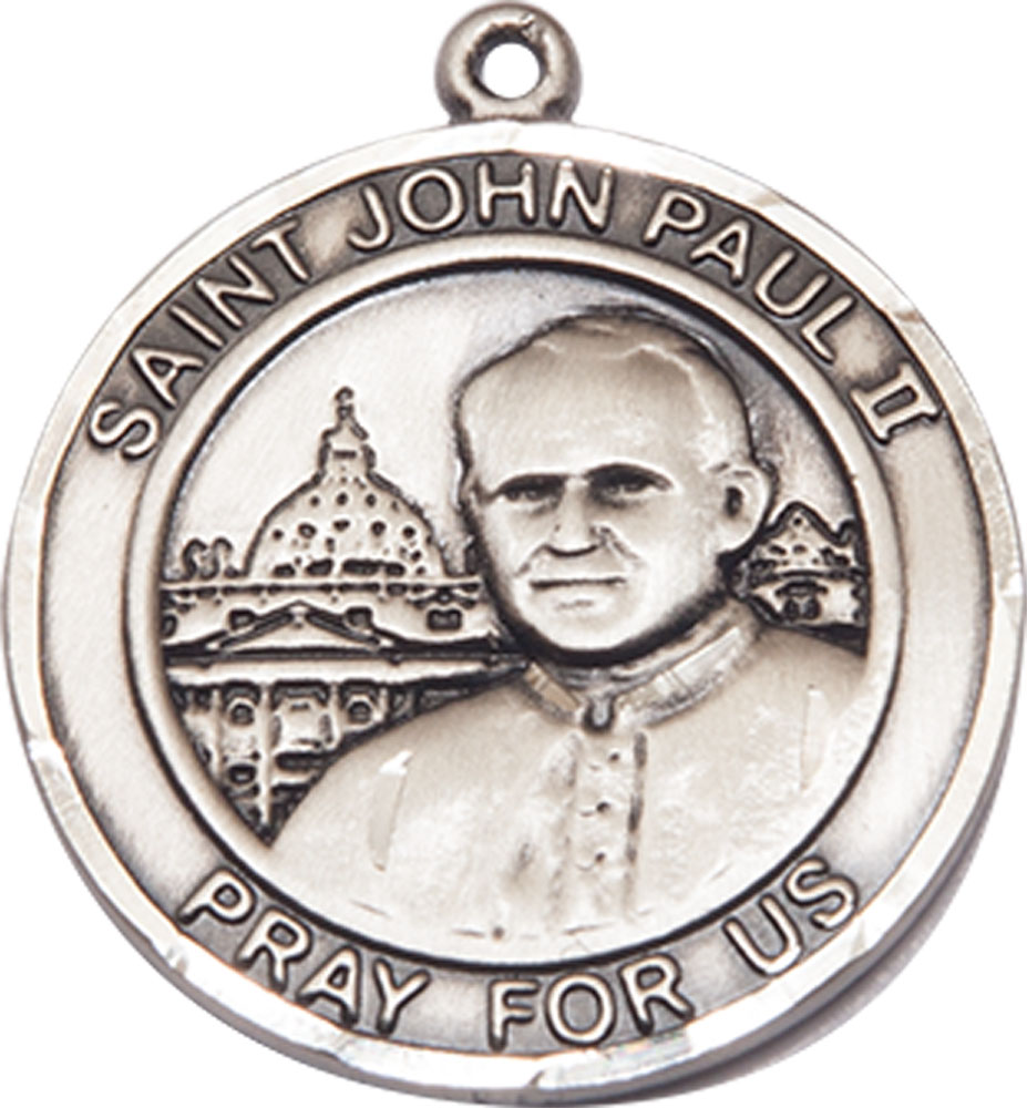 Sterling Silver Saint John Paul II Medal
