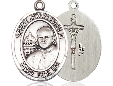 Sterling Silver Saint John Paul II Medal