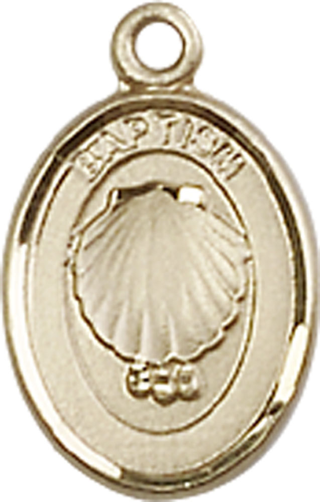 14kt Gold Filled Baptism Medal