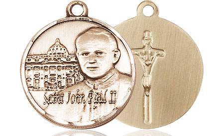 14kt Gold Filled Saint John Paul II Vatican Medal