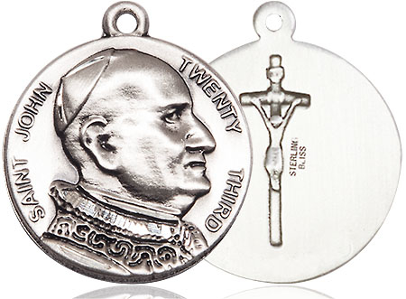 Sterling Silver Saint John XXIII Medal