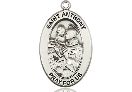 Sterling Silver Saint Anthony of Padua Medal