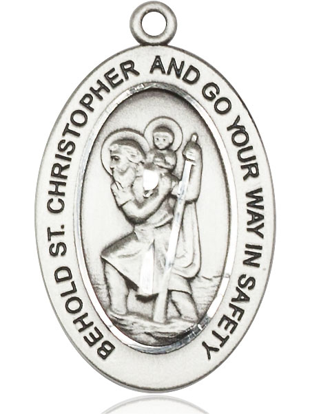 Sterling Silver Saint Christopher Medal