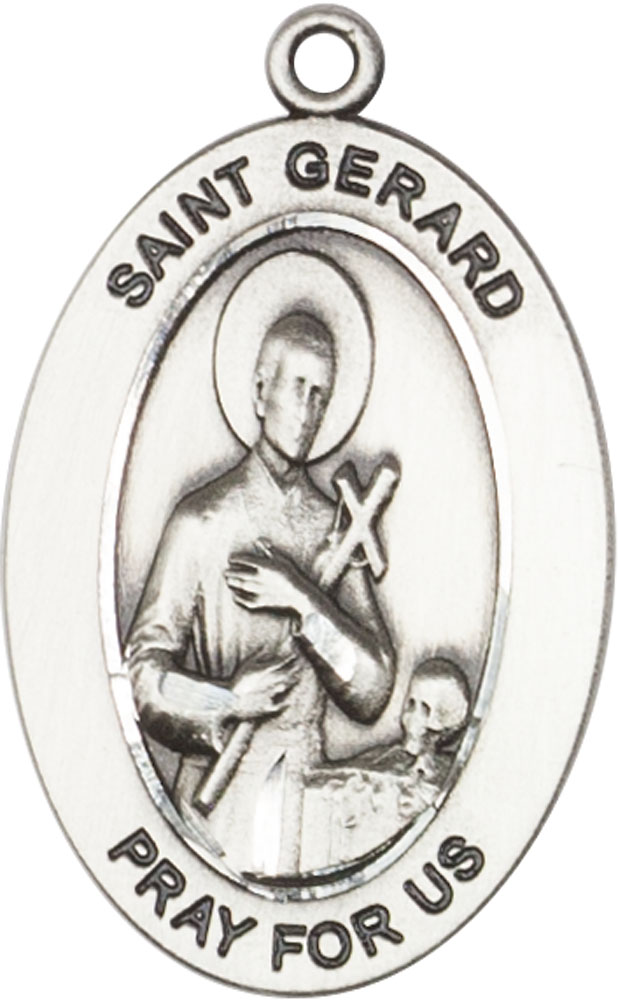 Sterling Silver Saint Gerard Majella Medal