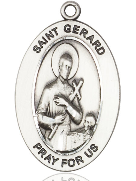 Sterling Silver Saint Gerard Majella Medal