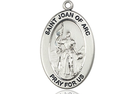 Sterling Silver Saint Joan of Arc Medal