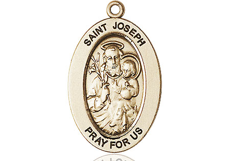 14kt Gold Filled Saint Joseph Medal