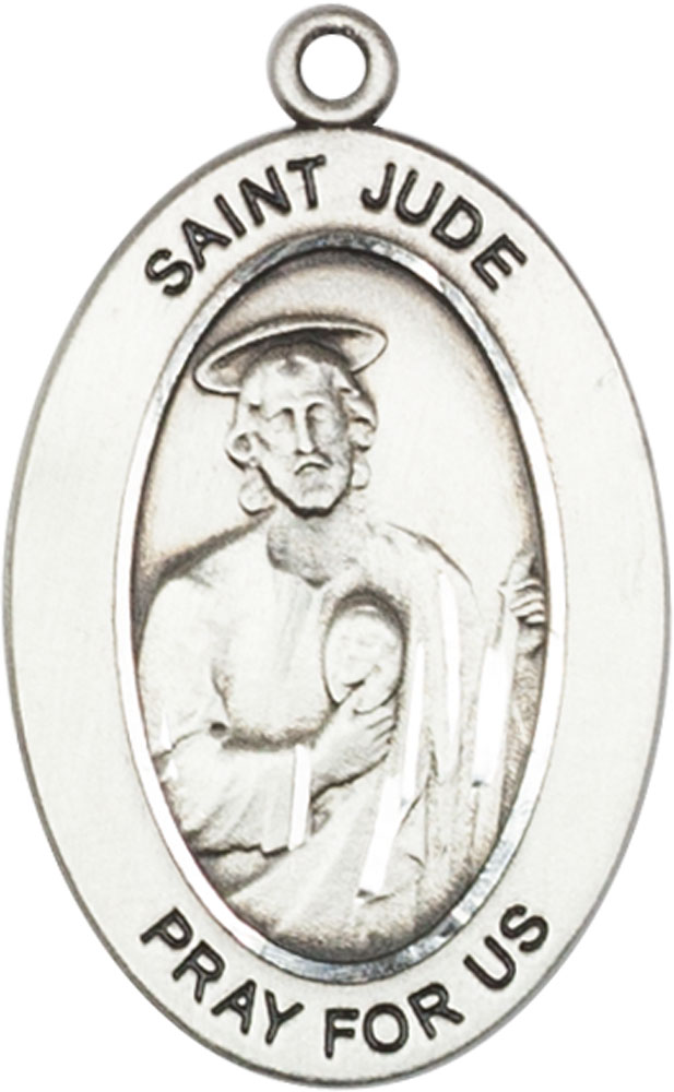Sterling Silver Saint Jude Thaddeus Medal