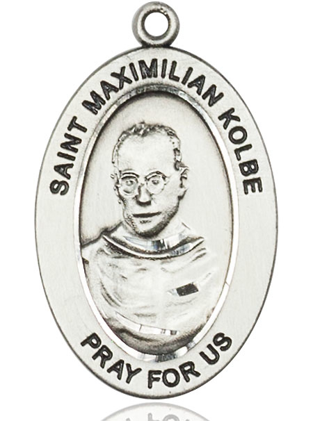 Sterling Silver Saint Maximilian Kolbe Medal