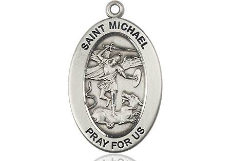 Sterling Silver Saint Michael the Archangel Medal