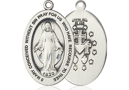 Sterling Silver Miraculous Medal