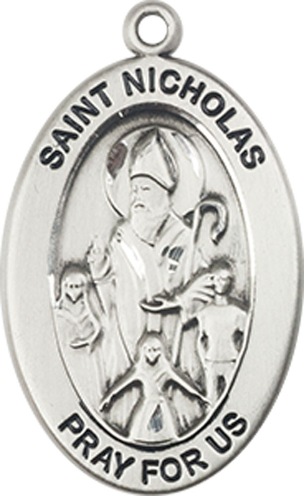 Sterling Silver Saint Nicholas Medal