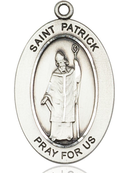 Sterling Silver Saint Patrick Medal
