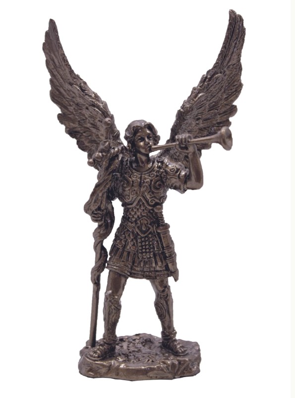 Archangel Gabriel 4&quot; Cold Cast Bronze
