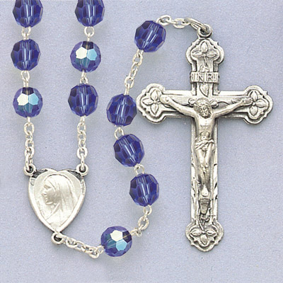 Swarovski Sterling Rosary