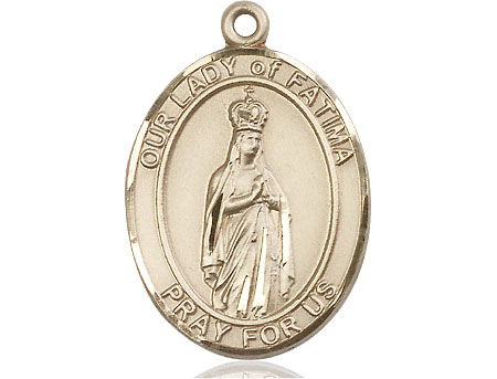 14kt Gold Our Lady of Fatima Medal