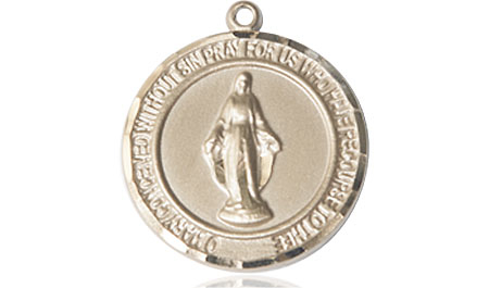 14kt Gold Miraculous Medal