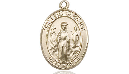 14kt Gold Our Lady of Knock Medal