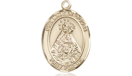 14kt Gold Our Lady of Olives Medal