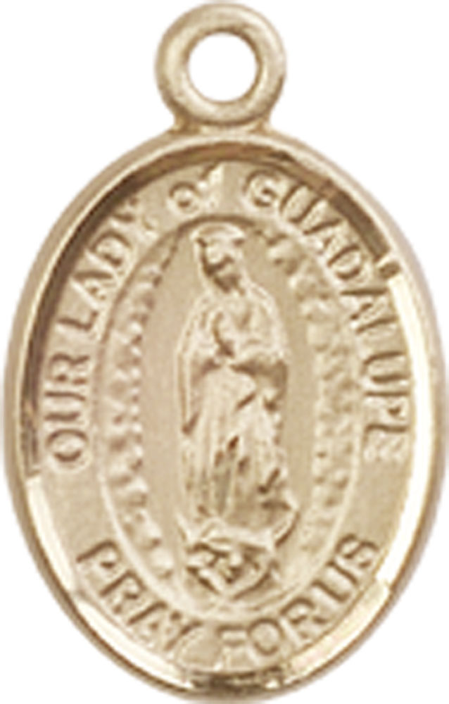 14kt Gold Our Lady of Guadalupe Medal