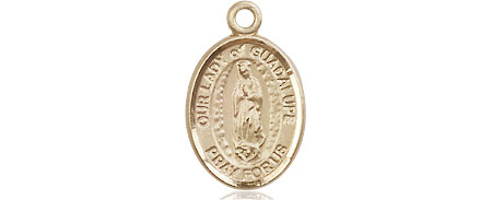 14kt Gold Our Lady of Guadalupe Medal