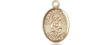 14kt Gold Our Lady of Knock Medal