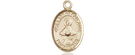 14kt Gold Our Lady of San Juan Medal