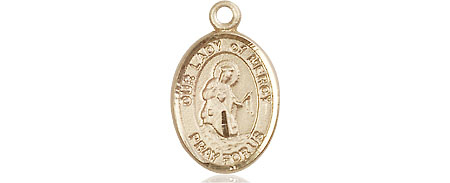 14kt Gold Our Lady of Mercy Medal