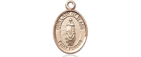 14kt Gold Our Lady of Tears Medal