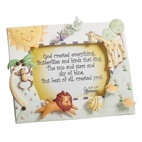 6"H Frame 3.5X5 God Created