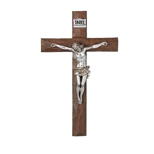 11.5in. Silver Crucifix
