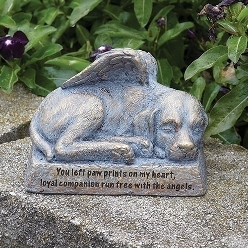 6&quot;L Dog With Wings Statue