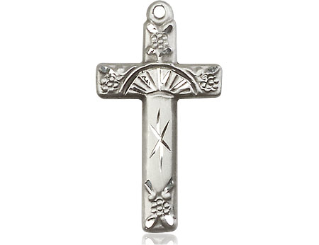 Sterling Silver Cross Medal