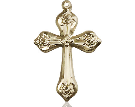 14kt Gold Filled Cross Medal