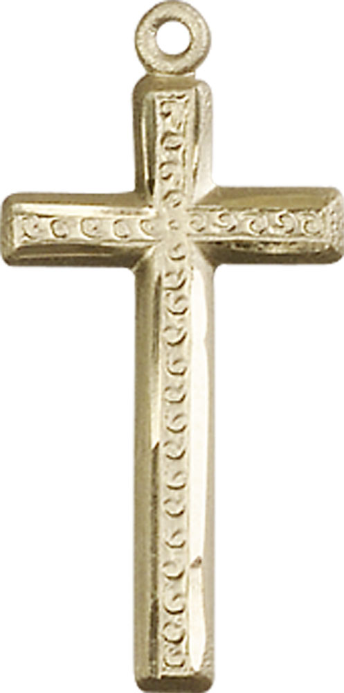 14kt Gold Filled Cross Medal