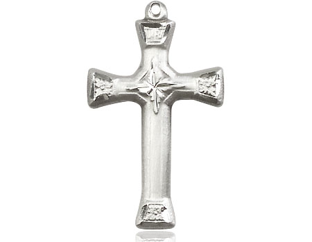 Sterling Silver Cross Medal