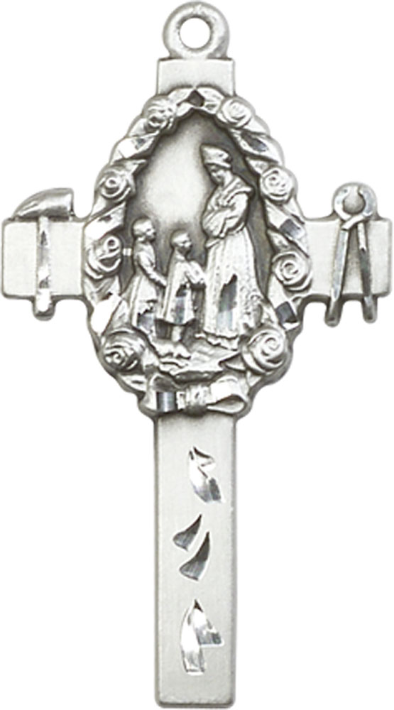 Sterling Silver Cross Medal