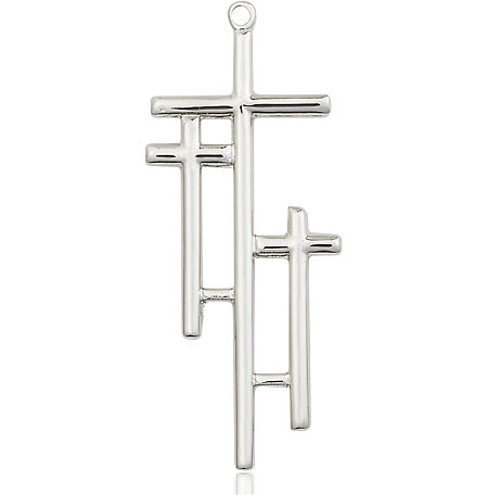 Sterling Silver Cross Medal