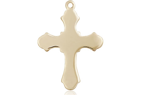 14kt Gold Cross Medal