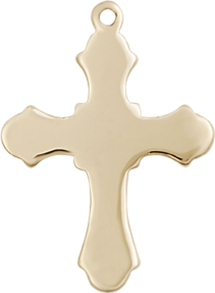 14kt Gold Cross Medal