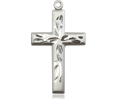 Sterling Silver Cross Medal