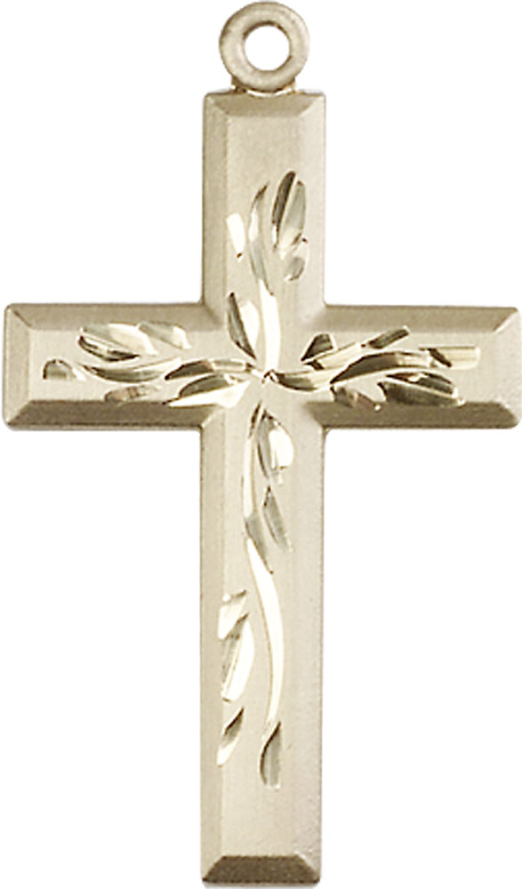 14kt Gold Filled Cross Medal
