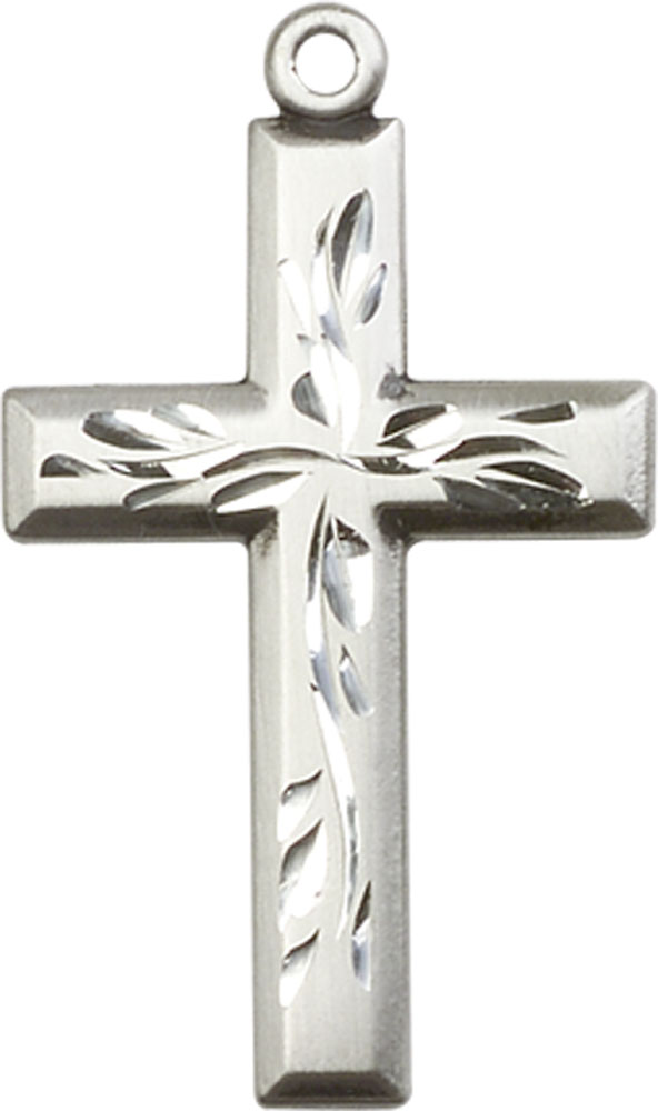 Sterling Silver Cross Medal