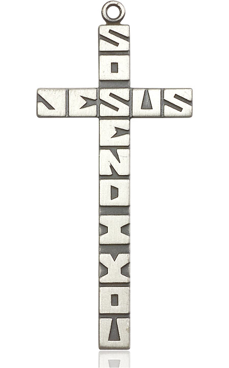 Sterling Silver Cross Medal