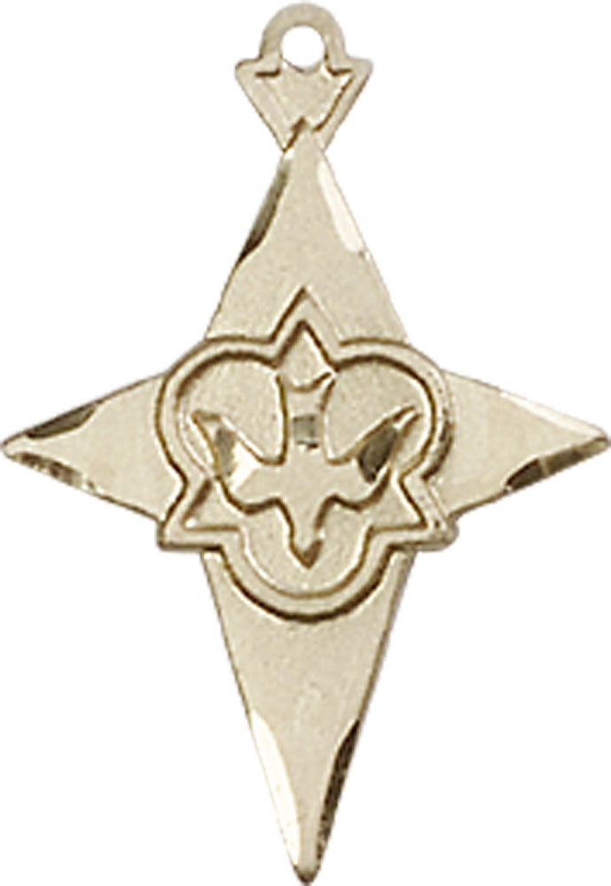 14kt Gold Filled Cross Medal