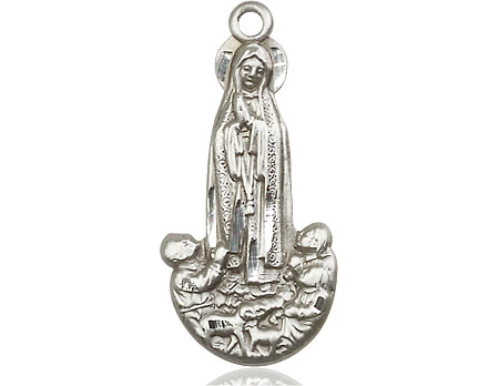 Sterling Silver Our Lady of Fatima Medal