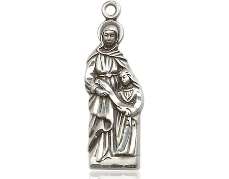 Sterling Silver Saint Ann Medal