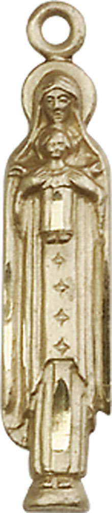 14kt Gold Filled Madonna &amp; Child Medal