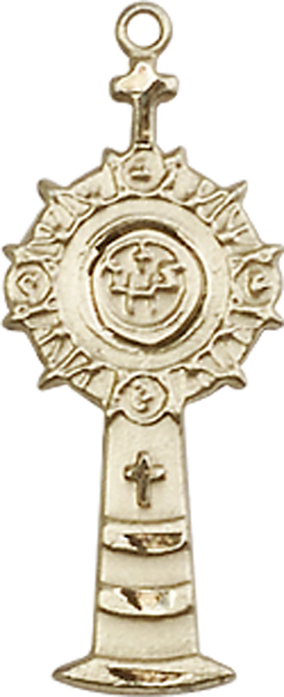 14kt Gold Filled Monstrance Medal