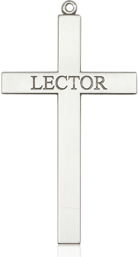 Sterling Silver Lector Cross Medal